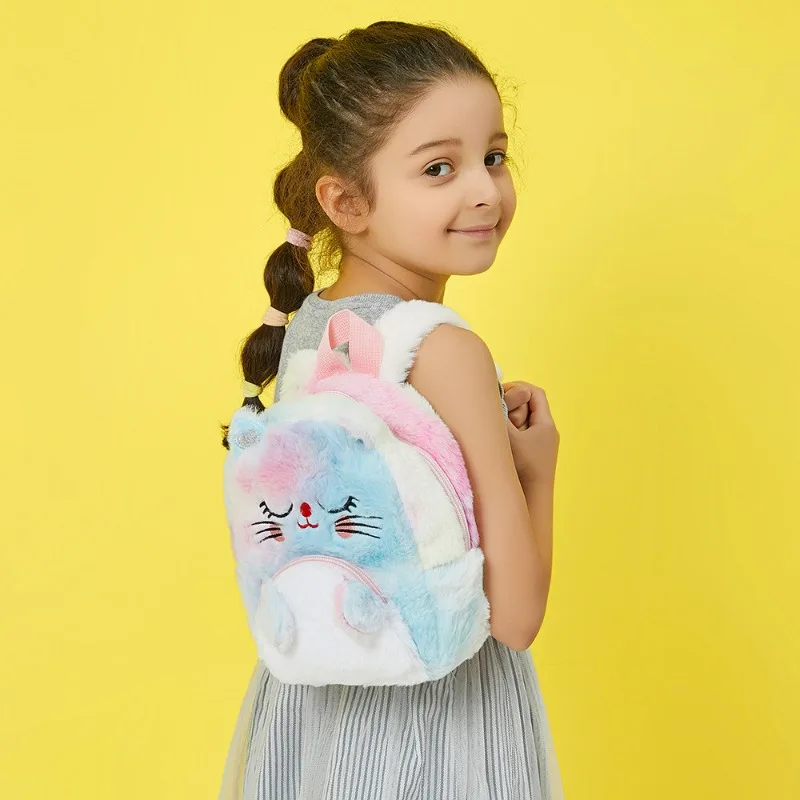 Mochila Infantil Gatinho de PelĂșcia - Image 4
