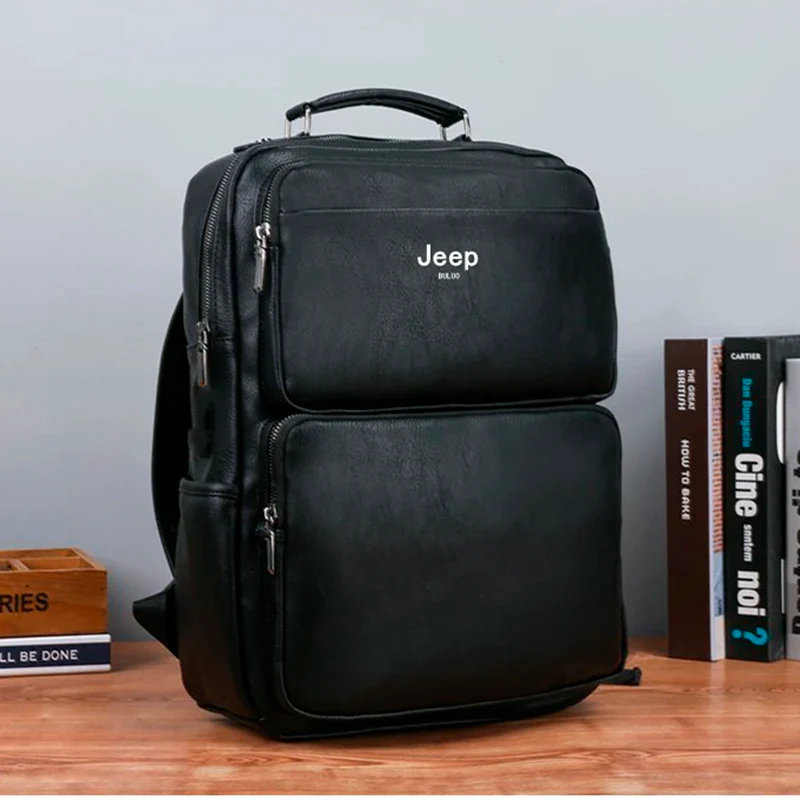 Mochila Jeep em Couro Nobre - Buluo Premium - Image 10