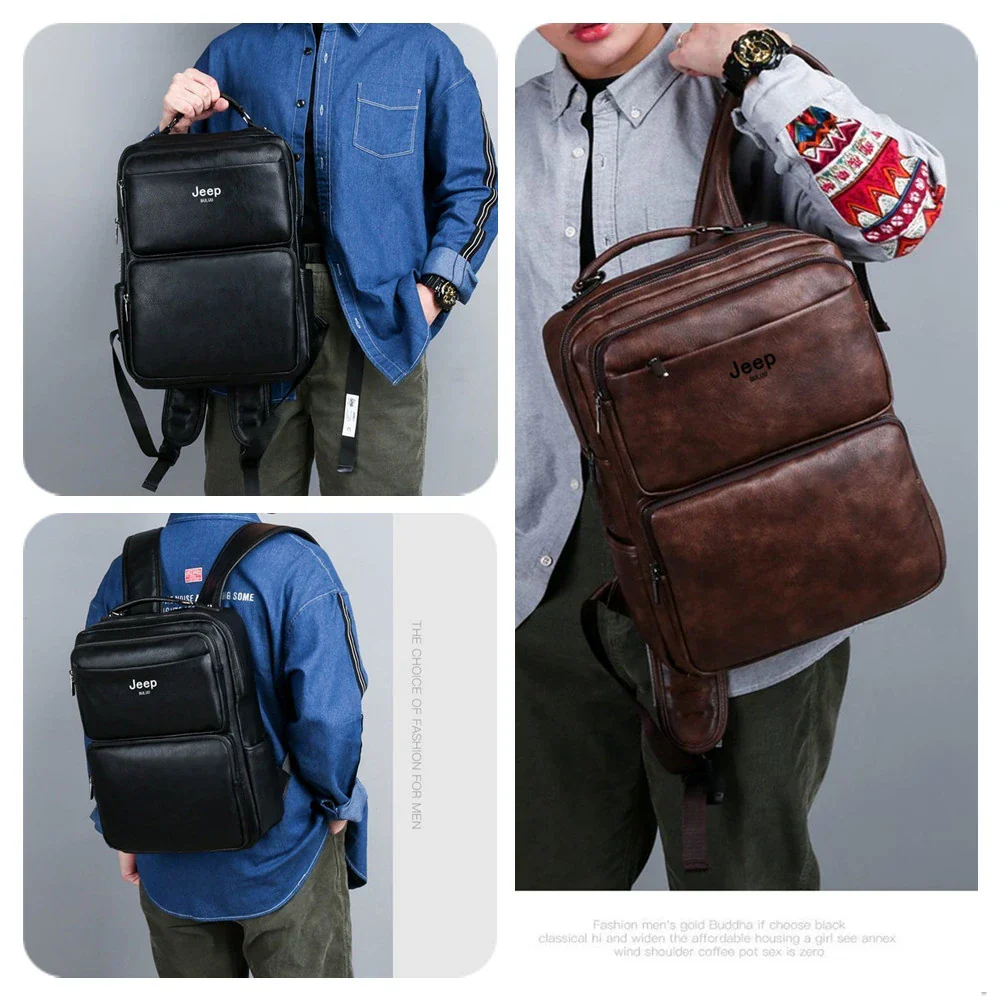 Mochila Jeep em Couro Nobre - Buluo Premium - Image 11
