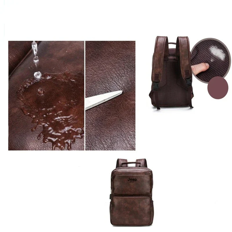 Mochila Jeep em Couro Nobre - Buluo Premium - Image 12