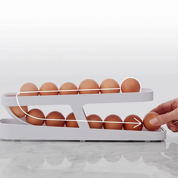 Organizador de Ovos com Rolagem Automática | EggMaster + Brinde - Image 4