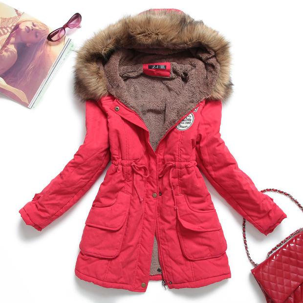 Parka Feminina Forrada com Pelo - Image 9