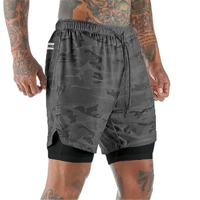 Shorts Dupla Camada com Bolso Interno | PowerFlex - Image 10