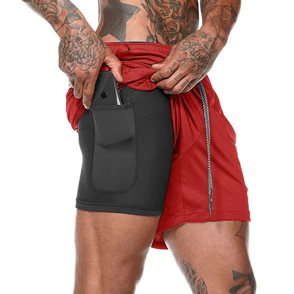 Shorts Dupla Camada com Bolso Interno | PowerFlex - Image 4