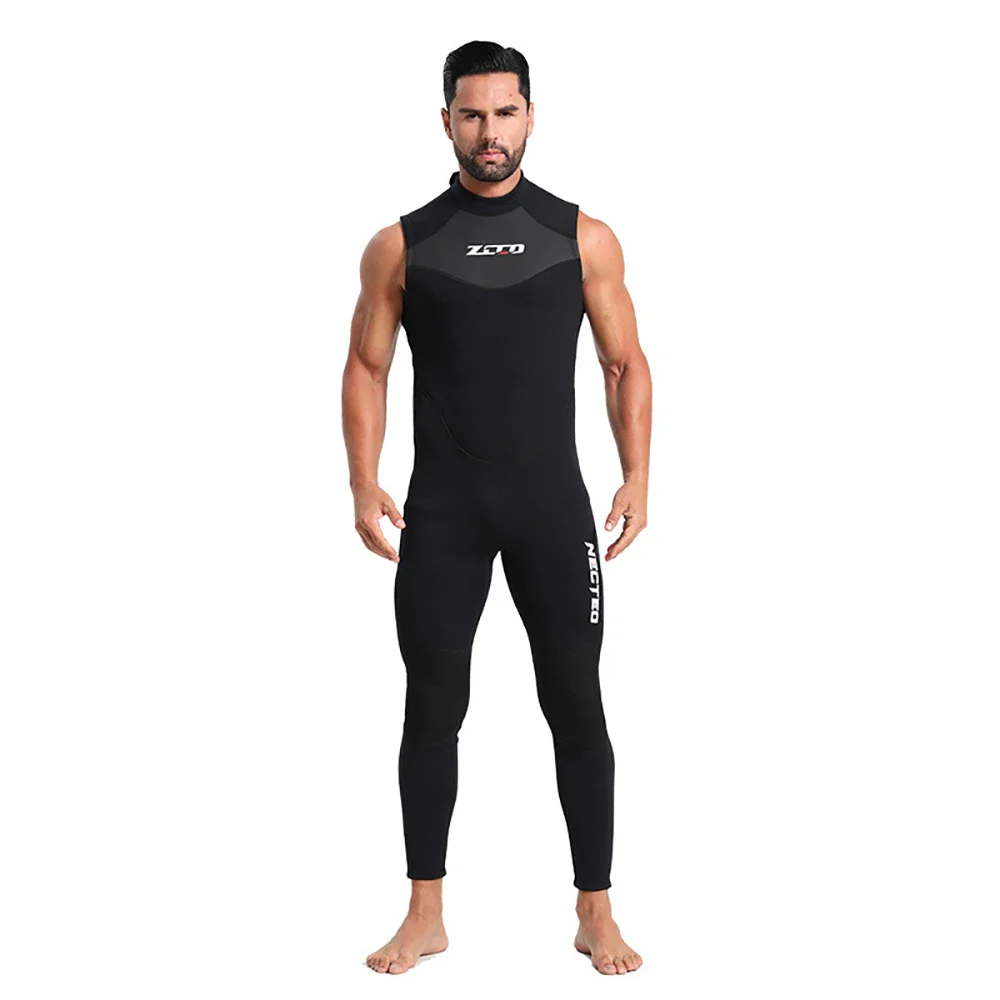 Roupa de Mergulho WetSuit Sem Manga Masculina - Image 5