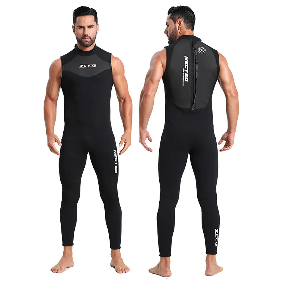 Roupa de Mergulho WetSuit Sem Manga Masculina - Image 6