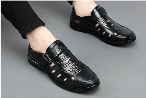 Sandália Masculina em Couro Nobre - Lewis Premium - Image 7