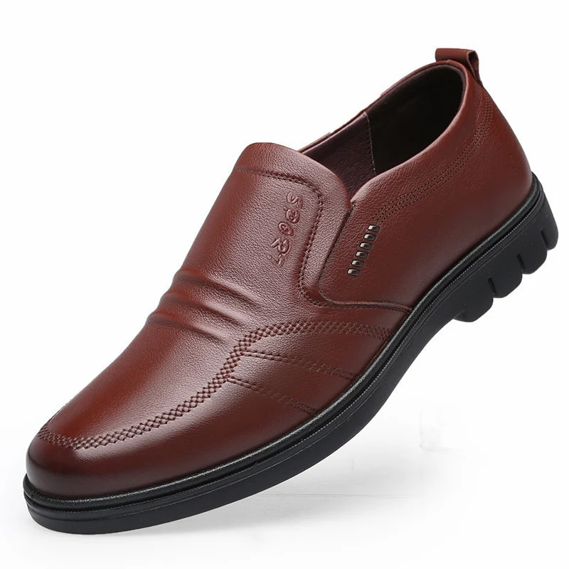 Sapato de Couro Impermeável Premium + Relógio Axis (Brinde) - Image 7