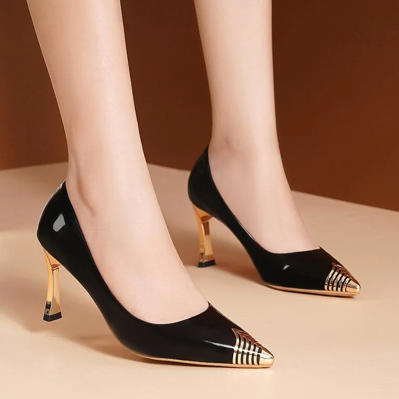 Scarpin LuxeLine de Salto Alto Cintilante - Image 6