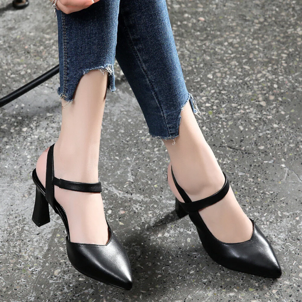 Scarpin Ortopédico Premium Nobre - Salto Bloco Confortável - Image 8