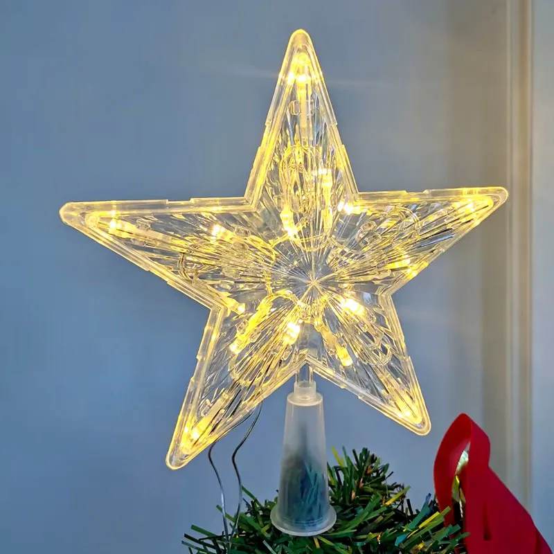 Topo Árvore de Natal Formato Estrela Luz de LED - Image 2